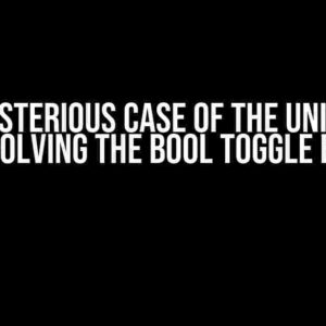 The Mysterious Case of the Universal Link: Solving the Bool Toggle Enigma